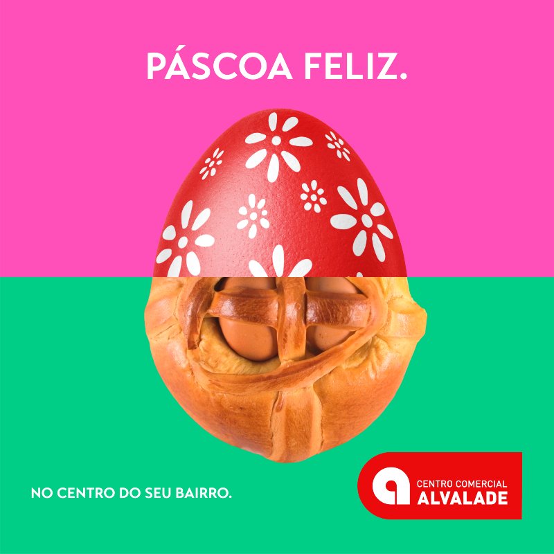 Folar da Páscoa com 10 metros no Centro Comercial Alvalade