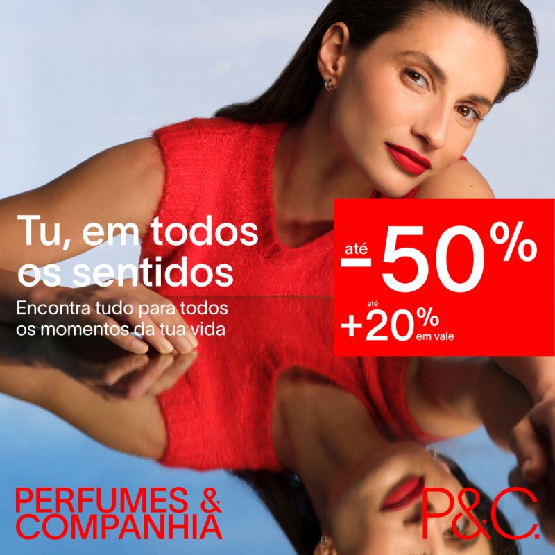 Promoções até -50% + até 20% extra em vale